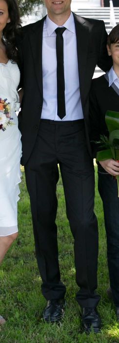 Costum negru barbati