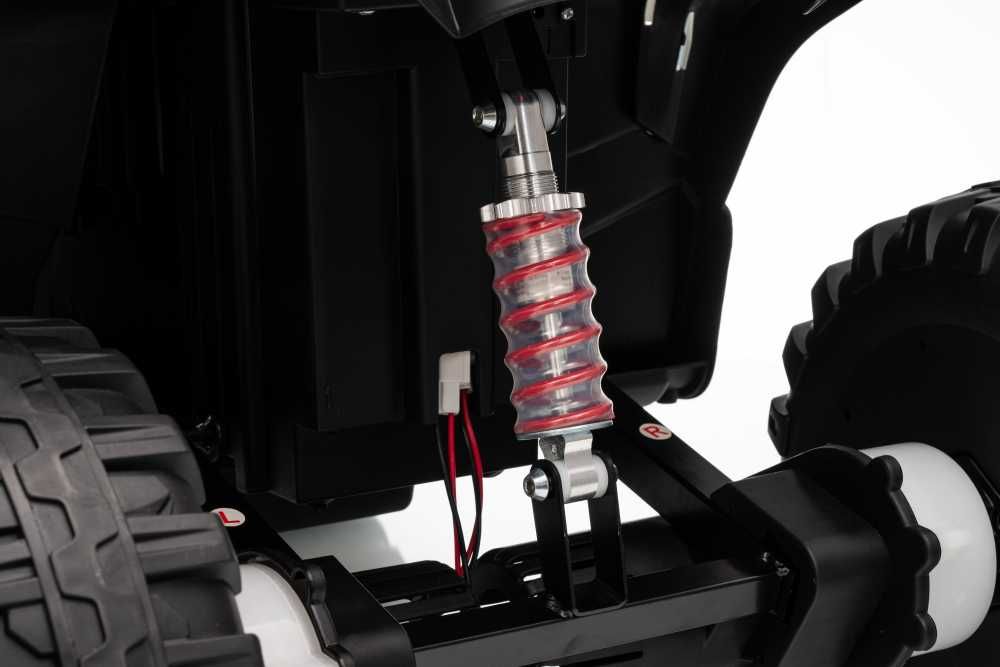 Atv electric copii Nichiduta SuperMax Black. 24V,130w scaun piele ,Eva