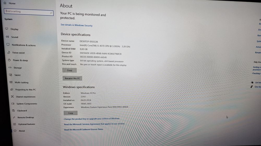 Desktop Dell Optiplex 3020 I5