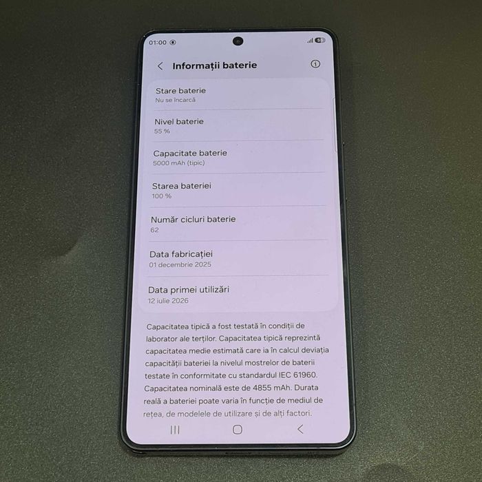 HOPE AMANET P8 Samsung S26 Ultra 512 GB 12 GB Ram 100 Baterie 62 cicluri