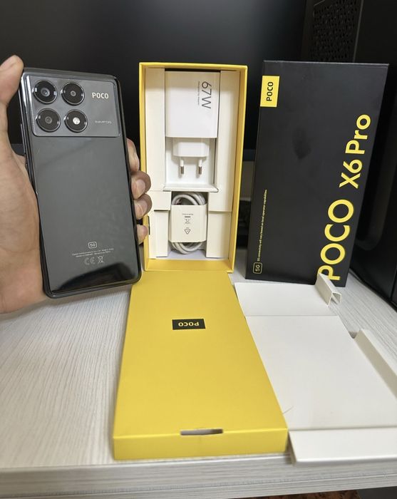 POCO X6 Pro 5G 12/512 GB Komplekt To‘liq