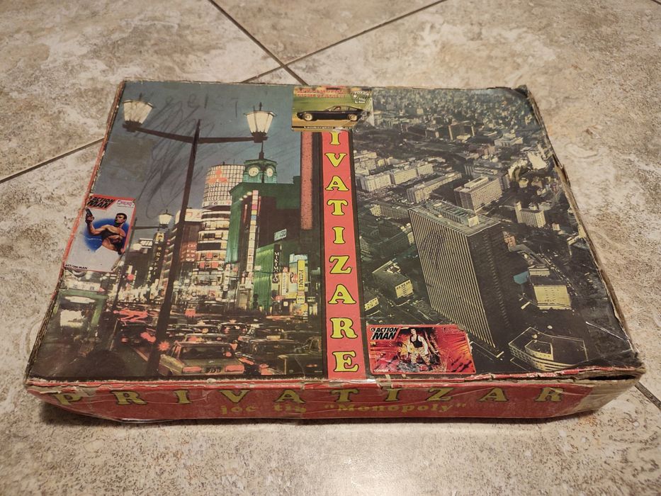 Joc vechi vintage PRIVATIZARE un MONOPOLY din anii '90