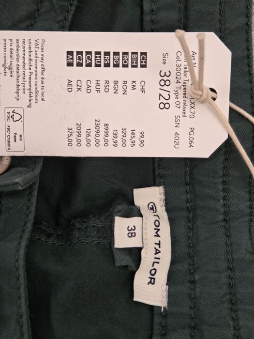 NOU pantaloni Tom Tailor