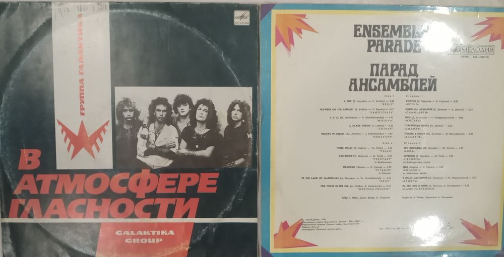Виниловые пластинки.