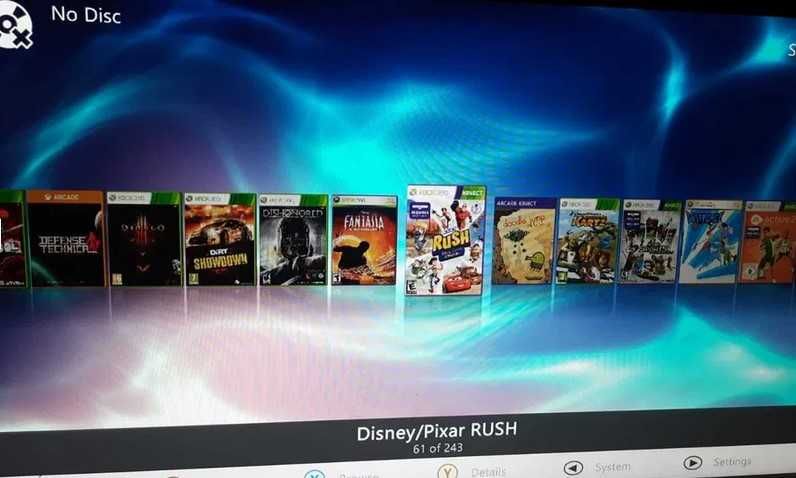 Xbox 360 E modat RGH3 cu HDD 1 TB peste 200 de jocuri Oradea