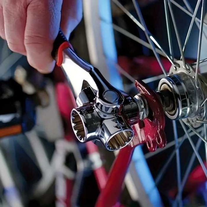 Универсален гаечен ключ хром-ванадиева стомана, въртене на 26x5x5 см