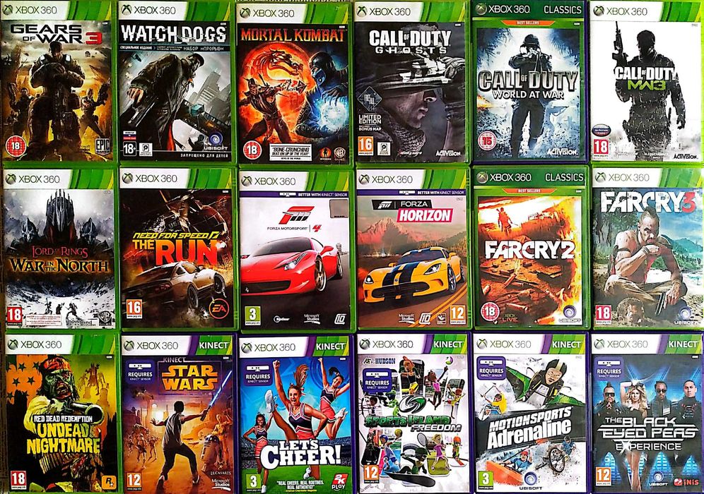 Игры на Xbox one/series x  xbox 360