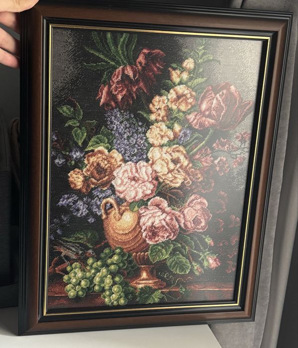 Гоблен Натюрморт с божури 1:1 ДМЦ