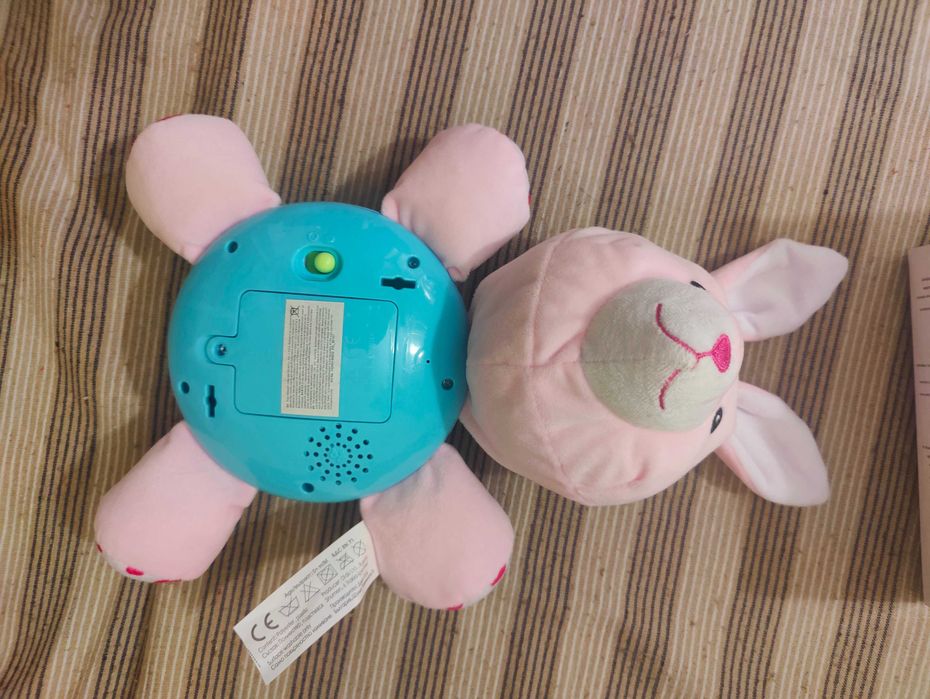 LORELLI Toys Нощна лампа с проектор ЗАЙЧЕ РОЗОВ