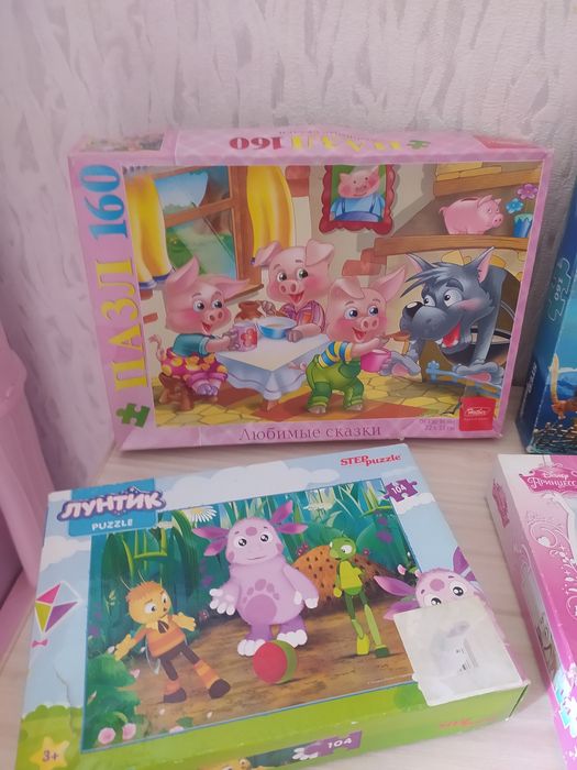 Пазлы для детей (девочки)