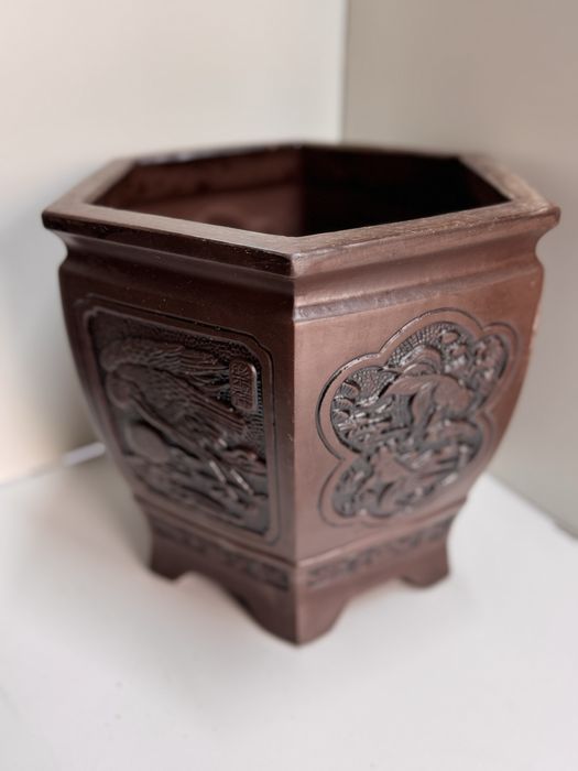 Горшки кирамика с потдоном