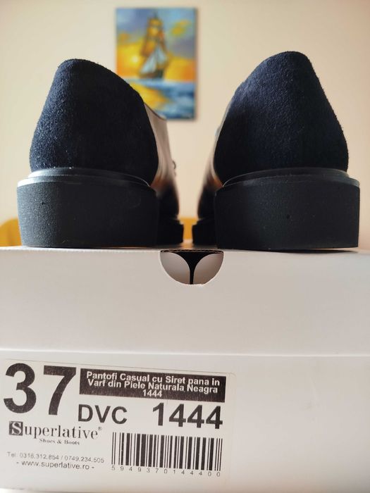 Pantofi dama piele naturala Superlative