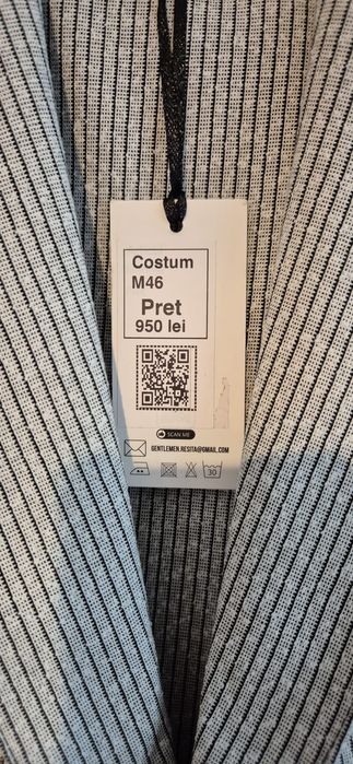 Costum adolescenți mărimea 46, gri, in,