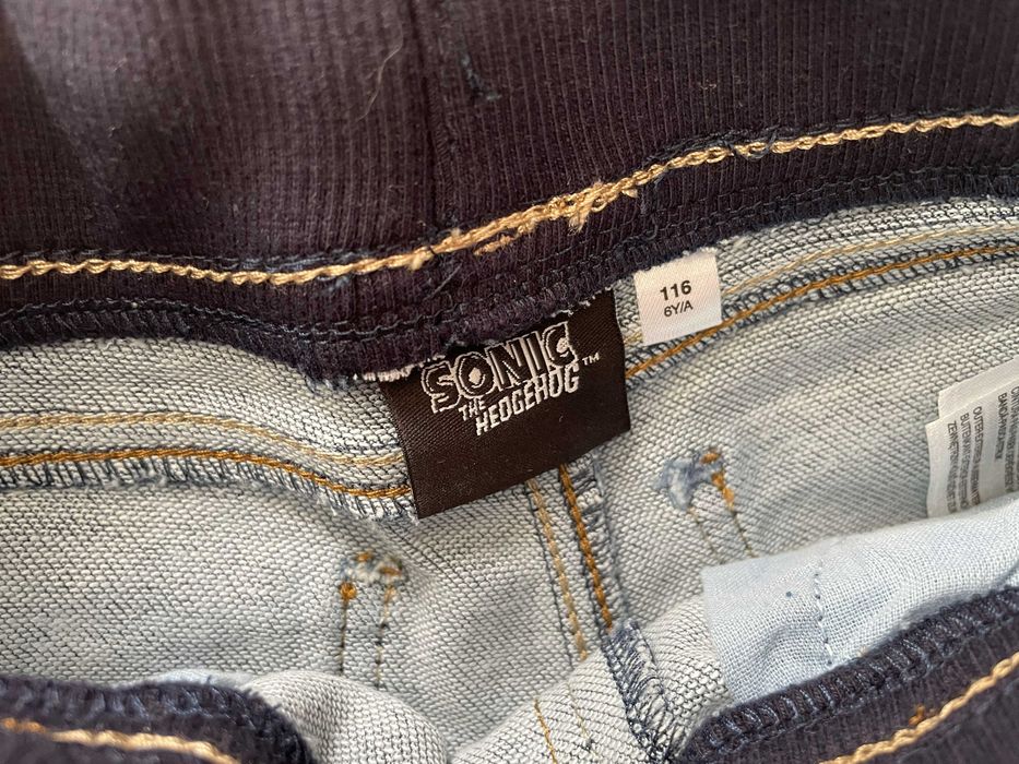 Blugi scurti, Sonic, pentru baieti, marime 116-6 ani