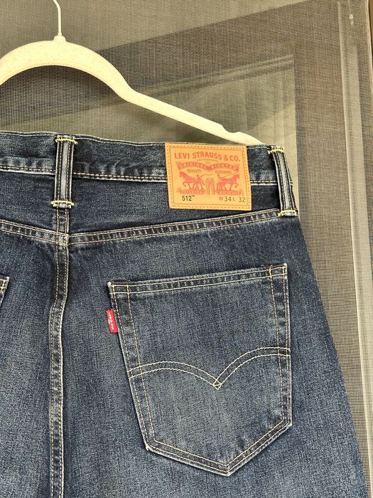 Мъжки дънки Levi's (512™ Slim Taper) - размер W34 / L32, Отлично състояние