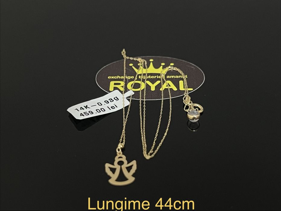 Bijuteria Royal CB : Lănțișor damă aur 14k 0,93gr