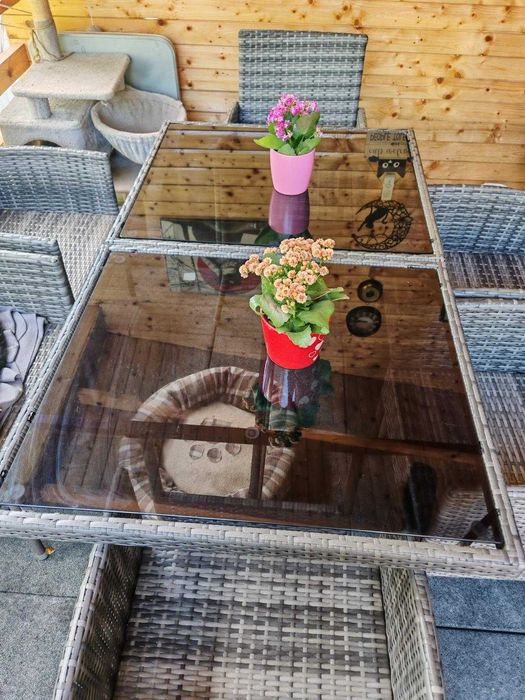 Vând set mobilier grădină VidaXL