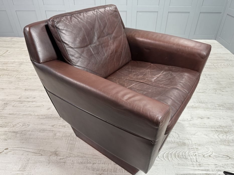 Винтидж, кожен фотьойл на Georg Thams от 60-те Д1053