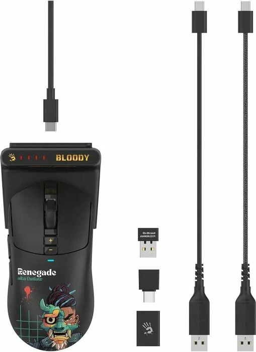 Игровая мышь Bloody R72Ultra Duo Reneg SUNSET/MIDNIGHT/PROXY BOOM 1.4