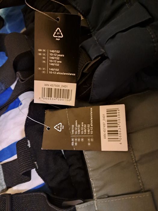 Pantaloni copii ski mărimea 146-152 si 134-140