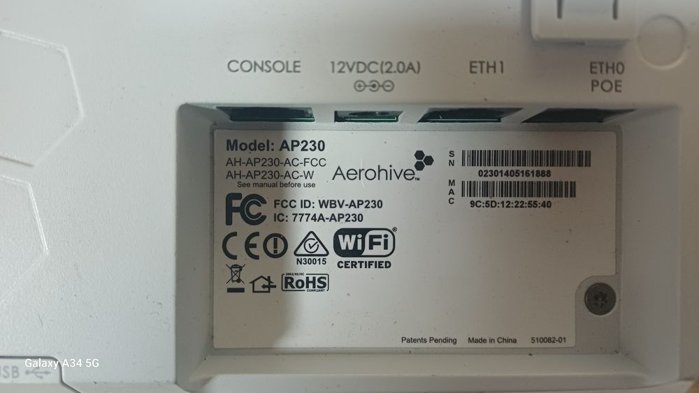 Acces point  Aerohive AP230