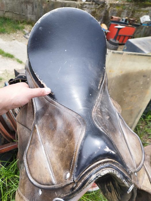 Șa de piele călărie originala