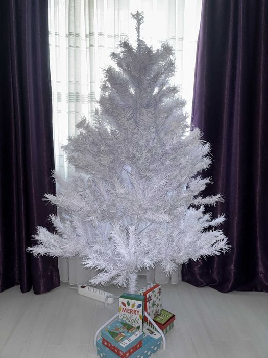 Brad artificial alb 150 cm