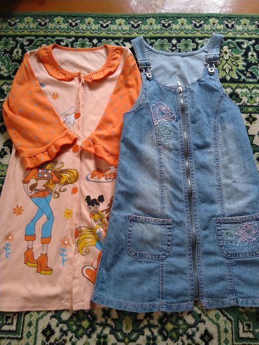 Пакет вещей для девочки рост 140