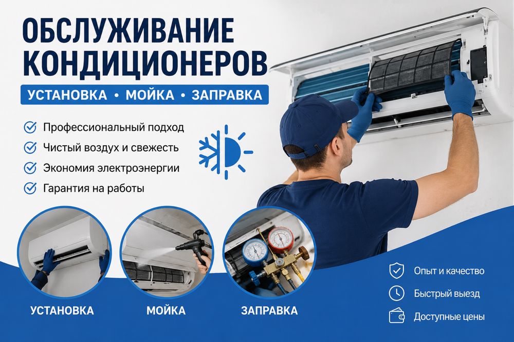 Обслуживание кондиционера