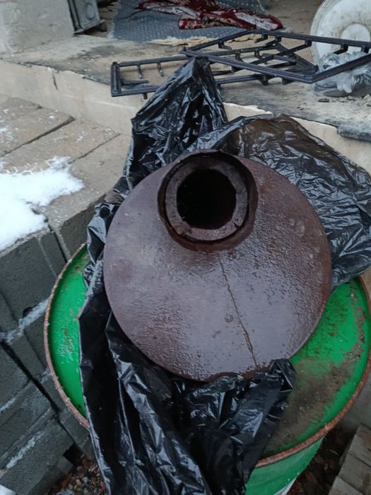 Буржуйка печка чугунная