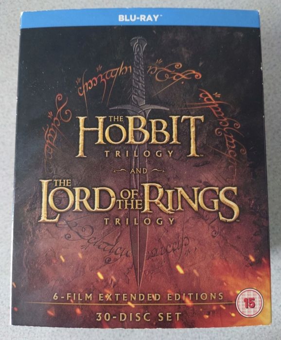 The Hobbit + The Lord of The Rings: Extended Trilogies (30 - Disc Set) (Bluray)