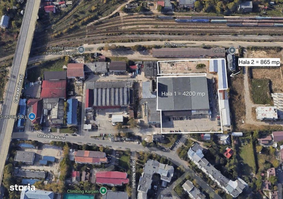 Hale Industriale 5065 mp de vanzare Str. Bradului - Bacau
