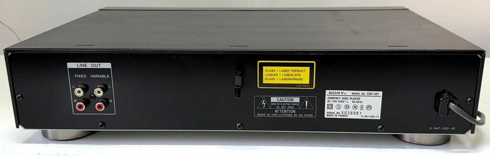 sony cdp 497 cd player pentru amplificator