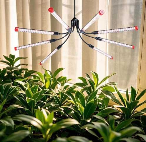 Висяща LED лампа за отглеждане на растения GroCruiser с 8 глави
