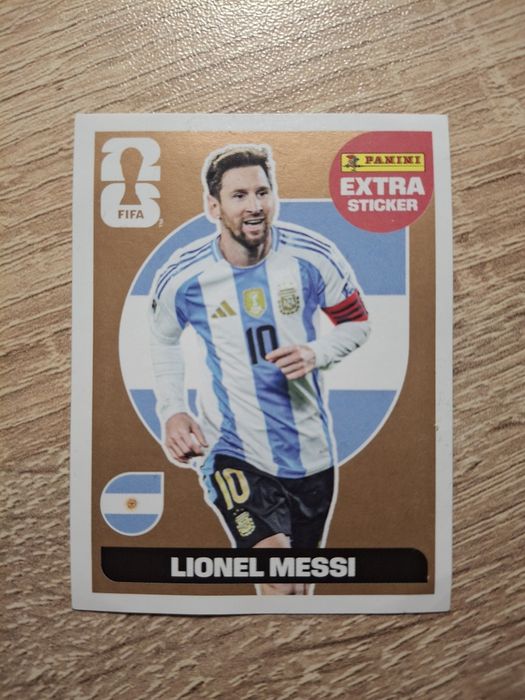 Extra Stiker Lionel Messi bronz