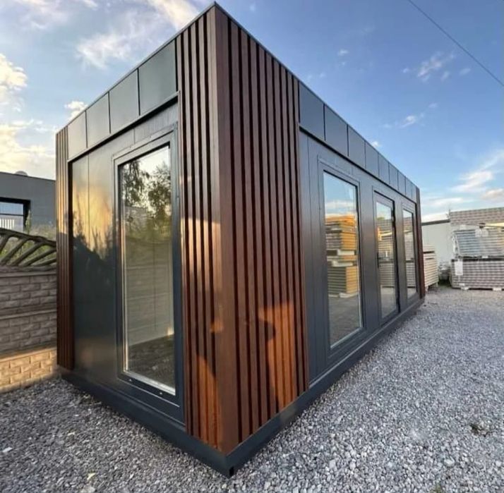 Vand container modular placat cu alubond
