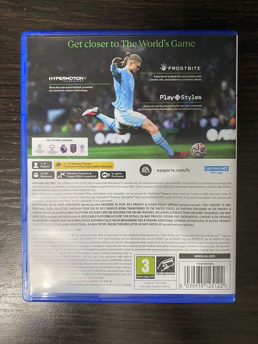 Продается диск FC24 (FIFA24) на PS5