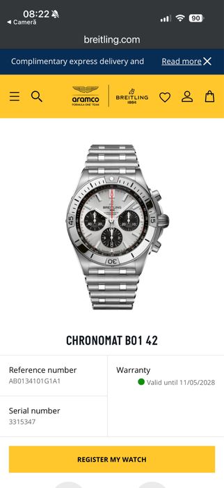 Breitling Chronomat B01