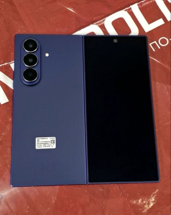 КАТО НОВ 512GB Samsung Fold 7 Гаранция Технополис 2027г. Blue | Син