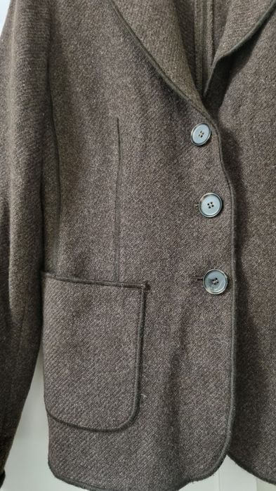 Sacou Cardigan Franco Callegari L maro cafea