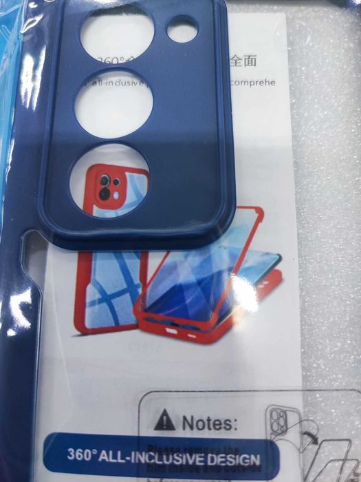 Husă 360 grade protecție Redmi 15 4G albastră