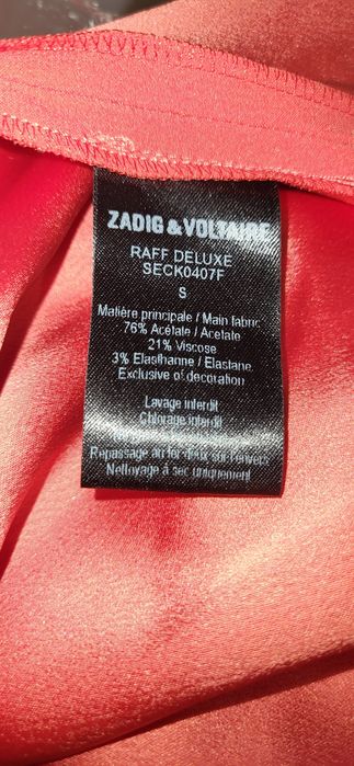 Rochie superba Zadig &Voltaire Deluxe, mar S