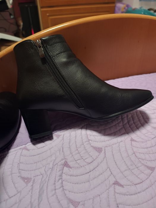 Botine piele naturala 38