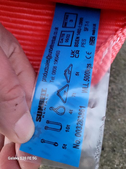 Centuri de ridicare 10 T 3 m