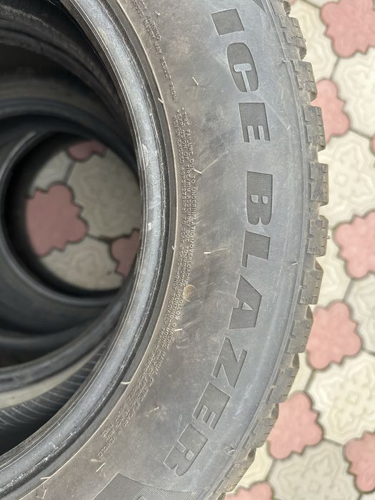 Б/у покрышки, зимние, с шипами
