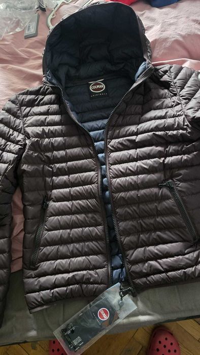 Geaca puf natural COLMAR Originals, mar.50 (M-L) ,noua, originala