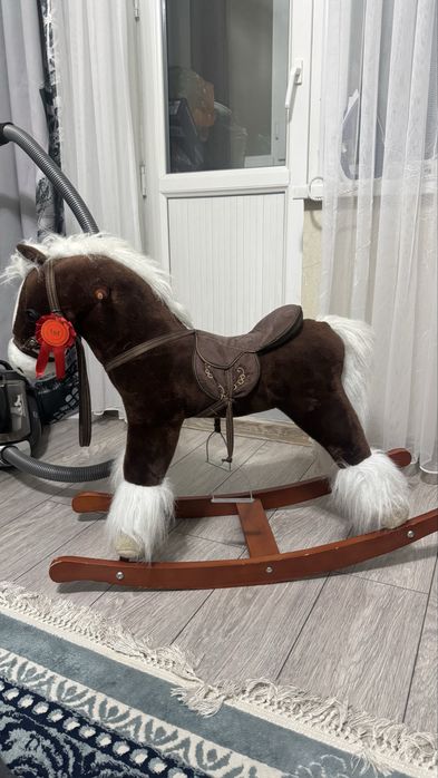 Детская лошадка качеля