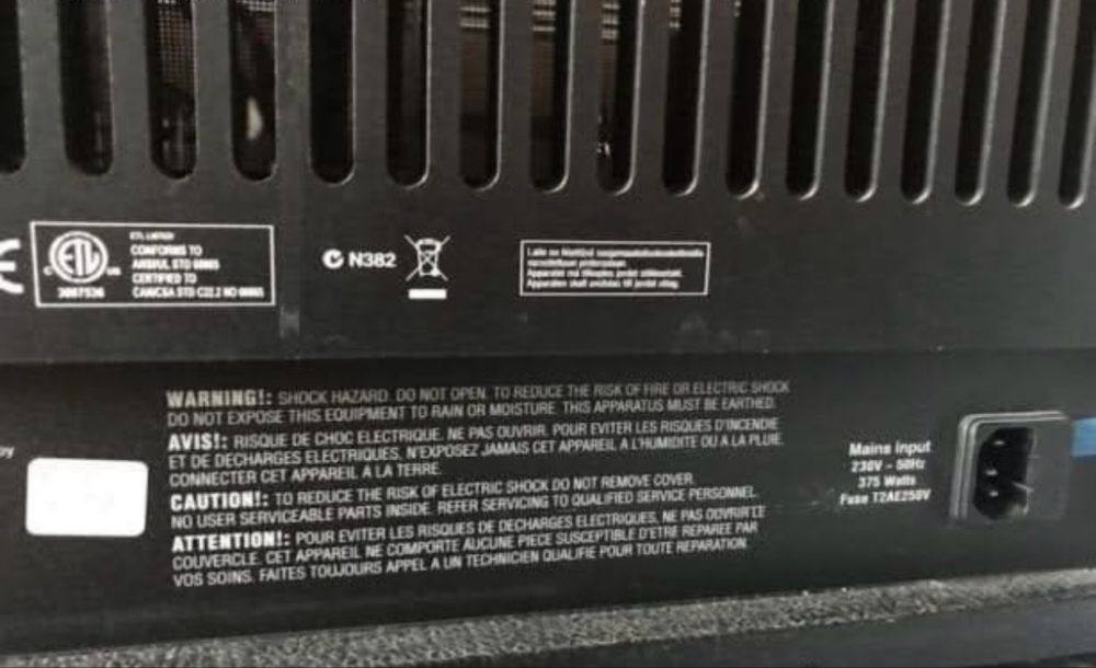 Marshall MA100H Глава 100 вата