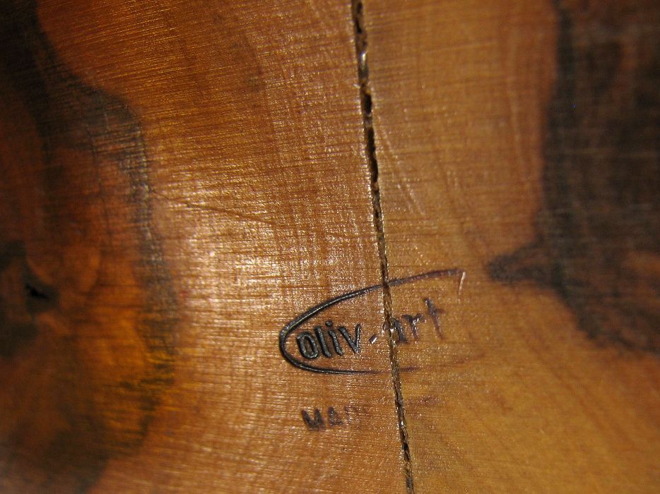 Стар Оливерник - Маслиново Дърво - Ръчно Духано Стъкло -УНИКАТ!