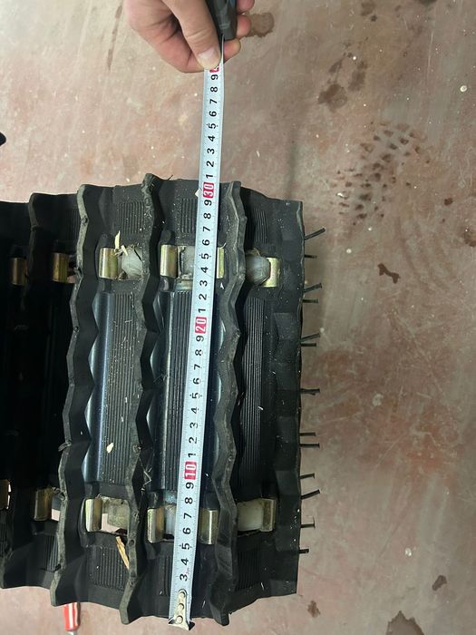 Мотоцикл эндура,  гусеница.